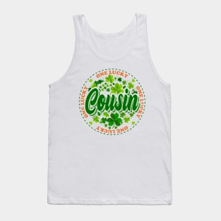 One Lucky Cousin St Patrick Day Tank Top